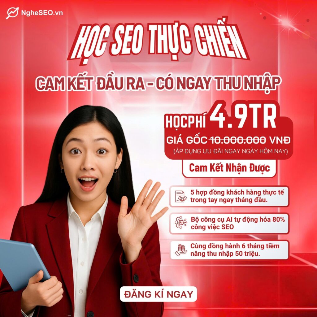 khoá học nghề SEO thực chiến